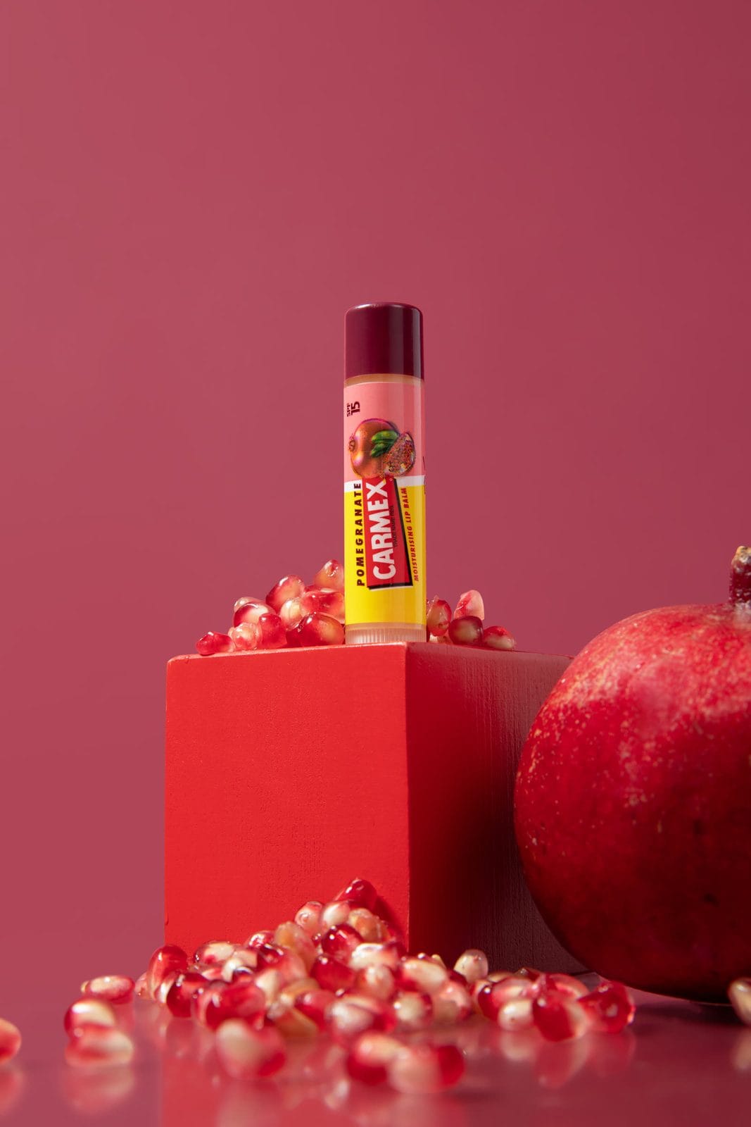 Carmex CARMEX Ajakápoló stift, Gránátalmás, SPF 15 a mindennapokban