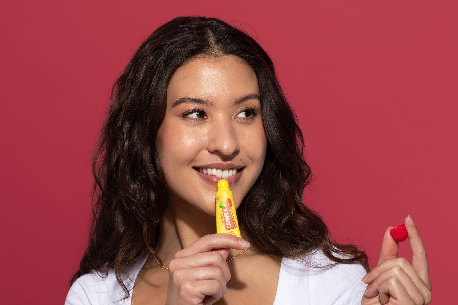 Carmex CARMEX Ajakápoló tubusos, Cseresznyés, SPF 15 a mindennapokban