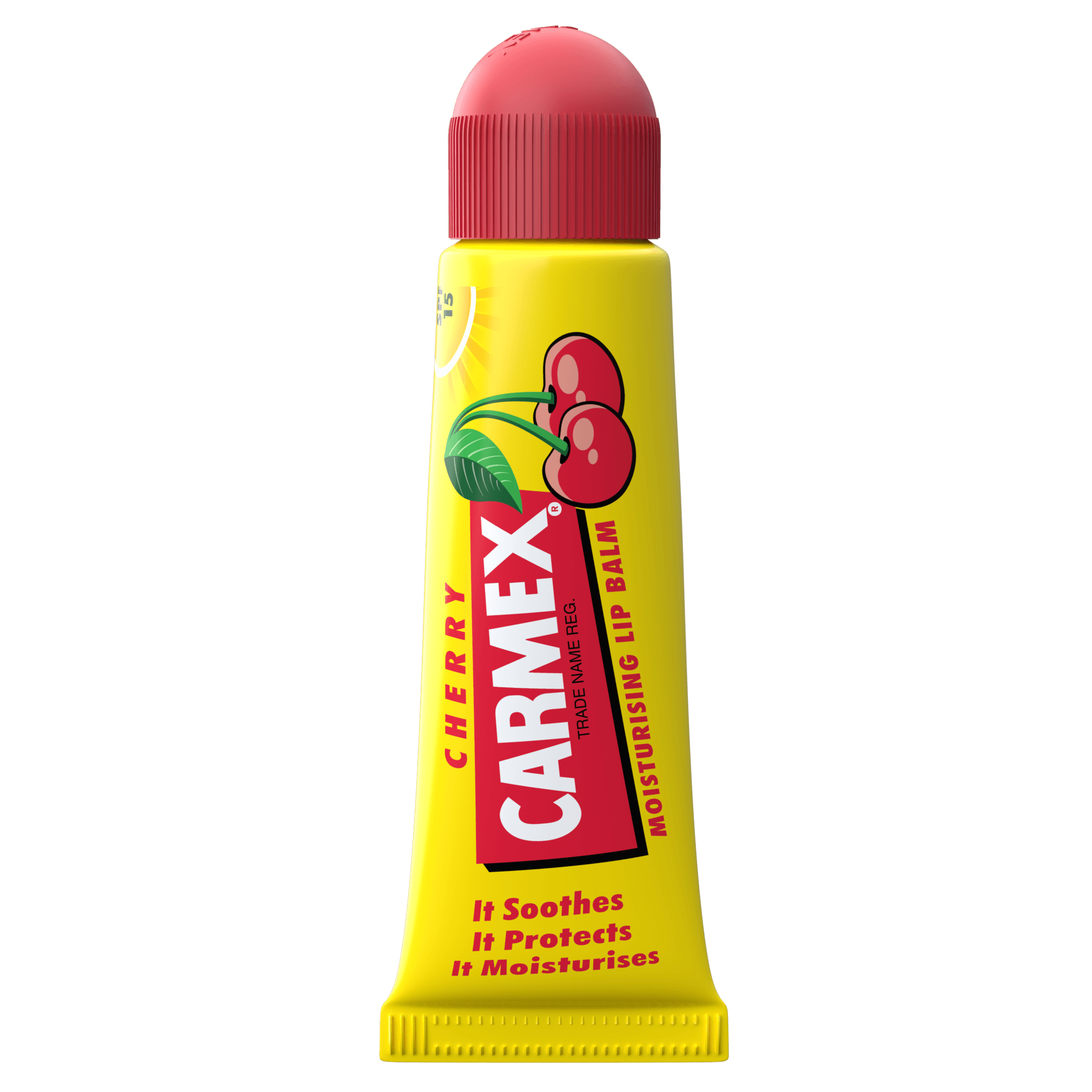 Carmex CARMEX Ajakápoló tubusos, Cseresznyés, SPF 15, a termék csomagolás nélkül