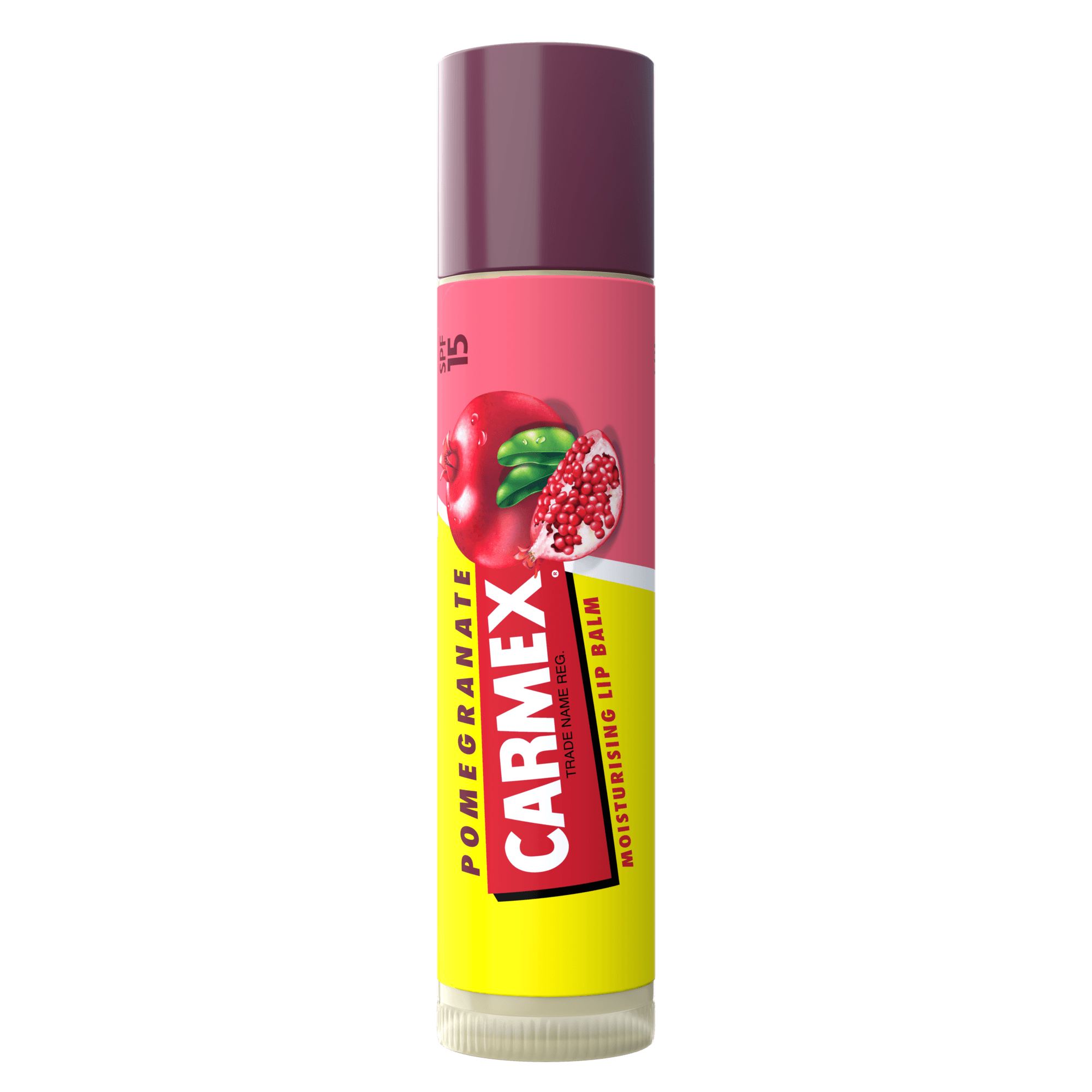 Carmex CARMEX Ajakápoló stift, Gránátalmás, SPF 15, a termék csomagolás nélkül